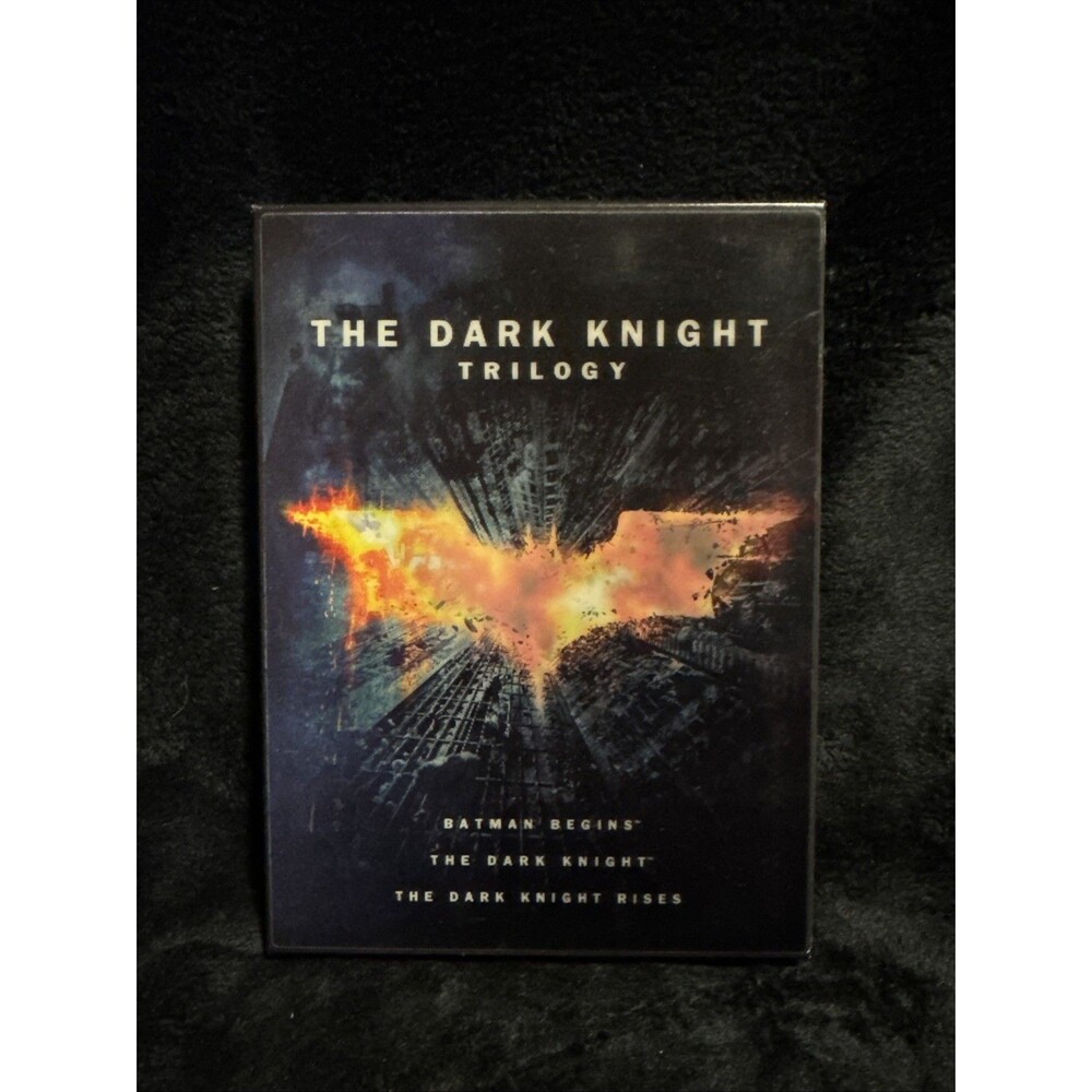 The Dark Knight Trilogy DVD 2012 3-Disc Set Gift Set Movie Night